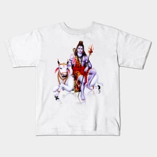 Blessing Of Shiv , lord shiva Kids T-Shirt